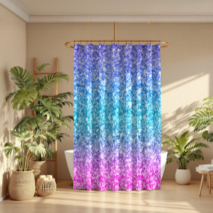 Rideaux De Douche Parties scintillant colorée moderne Texture Imprim