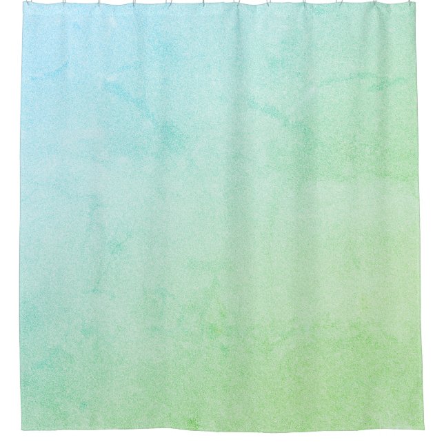 Rideaux De Douche Parties scintillant Green Pastel Ombre (Devant)