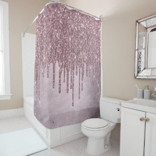 Rideaux De Douche Parties scintillant Mauve de dérive Mélangeur de