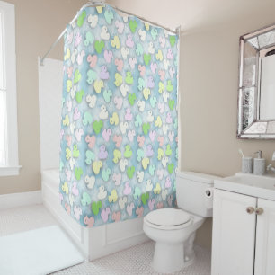 Rideaux De Douche Pastel Ducks - Lait Bain