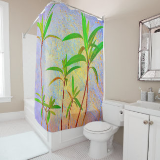 Rideaux De Douche Pastel tropical