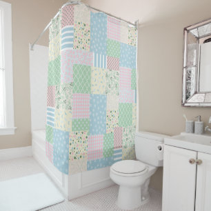 Rideaux De Douche Patchwork
