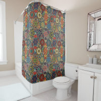 Patchwork vintage avec les éléments floraux de