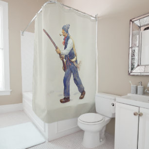 Rideaux De Douche Patriote Québec Rébellion 1837-1838 Henri Julien