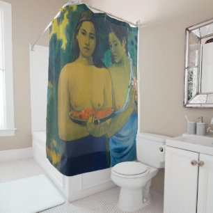 Rideaux De Douche Paul Gauguin - Deux femmes tahitiennes