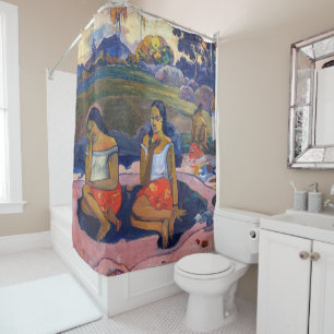 Rideaux De Douche Paul Gauguin - Source sacrée, doux rêves
