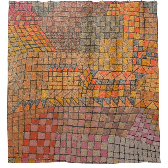 Rideaux De Douche Paul Klee - Château de ville (Devant)