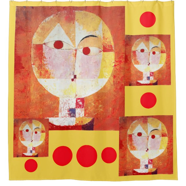 Rideaux De Douche Paul Klee Senecio (Devant)