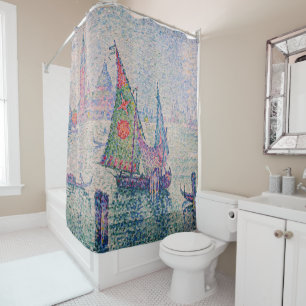 Rideaux De Douche Paul Signac - La Voile verte
