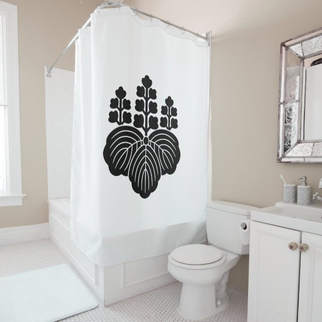 Rideaux De Douche Paulownia avec 5-7 fleurs (En situation)