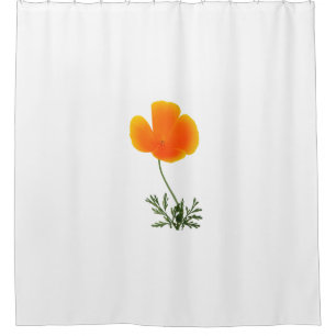 Rideaux De Douche pavot orange