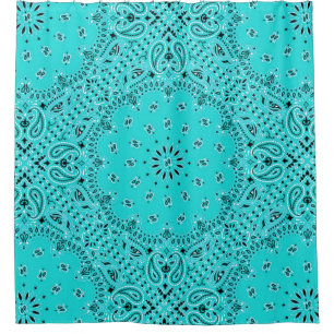 Rideaux De Douche Pays fascinant hippie de Paisley Boho de Bandana