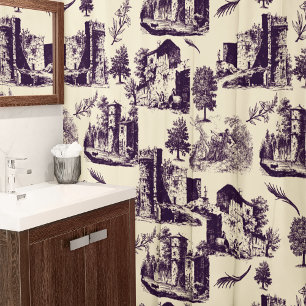 Rideaux De Douche Pays rustique Toile