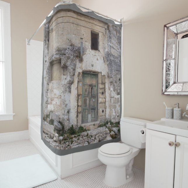 RIDEAUX DE DOUCHE PAYSAGE 2 (En situation)