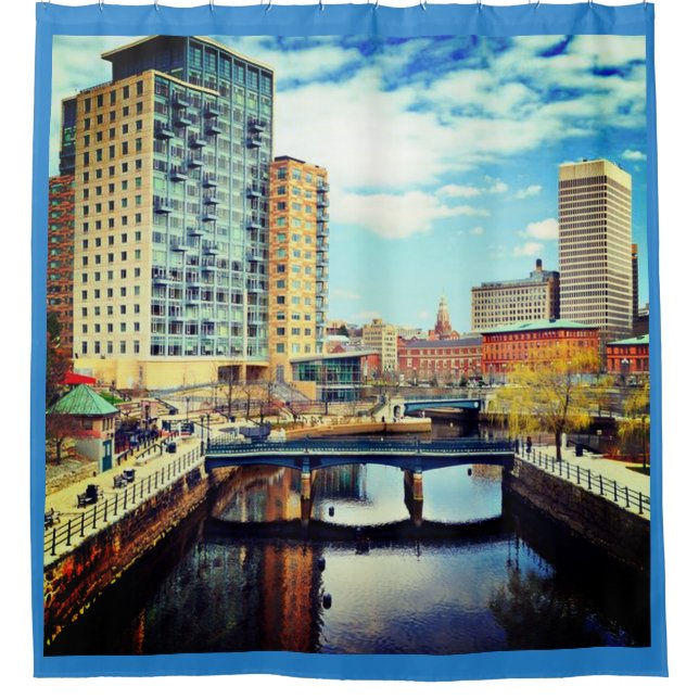 RIDEAUX DE DOUCHE PAYSAGE 20 (Devant)