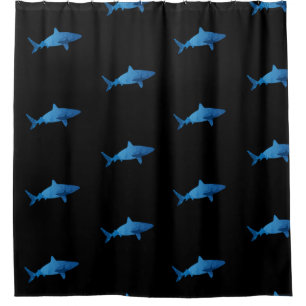 Rideaux De Douche Paysage marin du requin Wilderness