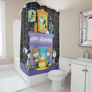 Rideaux De Douche Peanuts Salles Ensorcelées Halloween