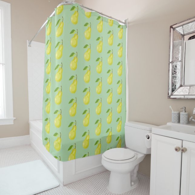 Rideaux De Douche Pears (En situation)