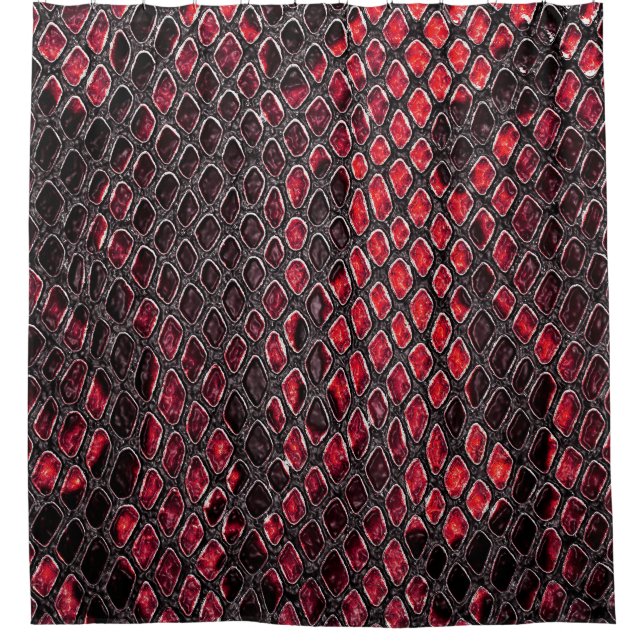 Rideaux De Douche Peau de serpent : arrière - plan abstrait. (Devant)