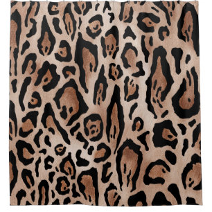 Rideaux De Douche Peau léopard : motif sans soudure.