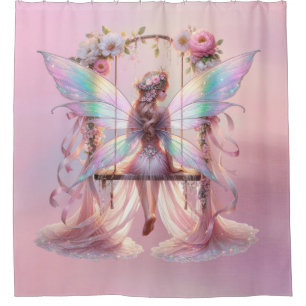 Rideaux De Douche Peine rose douce Doux Swing Fée Princesse Filles