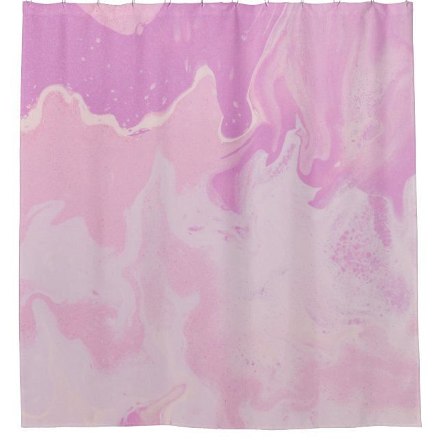 RIDEAUX DE DOUCHE PEINTURE ABSTRAITE VERTE ET NOIRE (Devant)