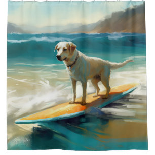 Rideaux De Douche Peinture Anatolie Shepherd Beach Surf