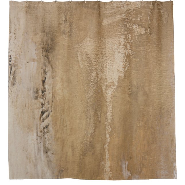 Rideaux De Douche Peinture d'artiste de toile de texture (Devant)