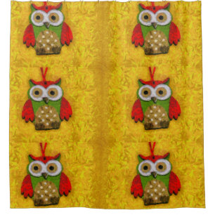 Rideaux De Douche Peinture de hibou