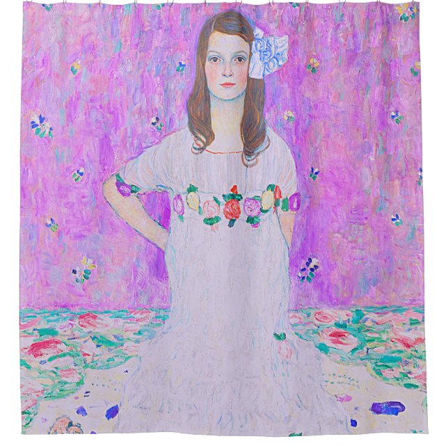 Rideaux De Douche Peinture Mäda Primavesi de Gustav Klimt (Devant)