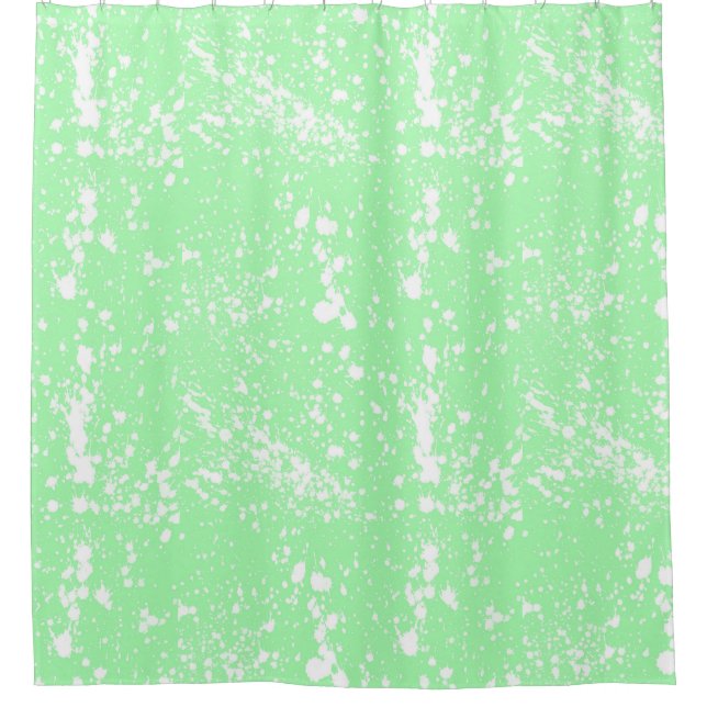 Rideaux De Douche Peinture Pastel Green (Devant)