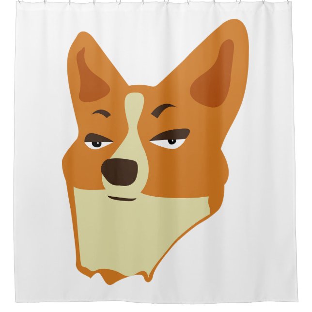 Rideaux De Douche Pembroke Welsh Corgi (Devant)