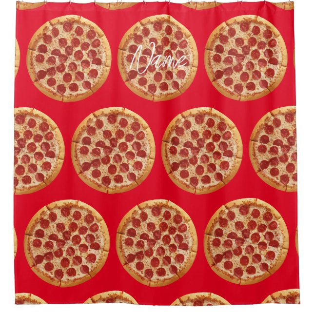 Rideaux De Douche Pepperoni Pizza Thunder_Cove (Devant)