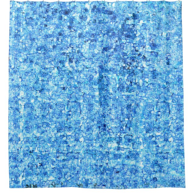 Rideaux De Douche Pequenos entalhes em desenho como à caneta (Devant)