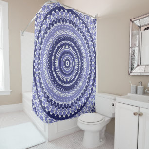 Rideaux De Douche Peri Purple Lavender Mandala