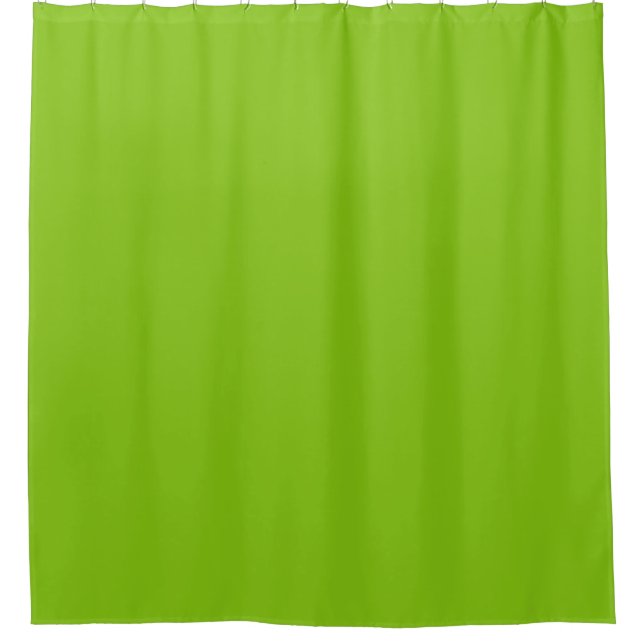 Rideaux De Douche Perroquet massif de couleur claire vert citron (Devant)