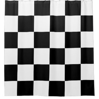 Rideaux De Douche Personnalisable clair Checkered