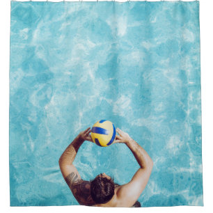 Rideaux De Douche Personne inconnue jouant au beach volley