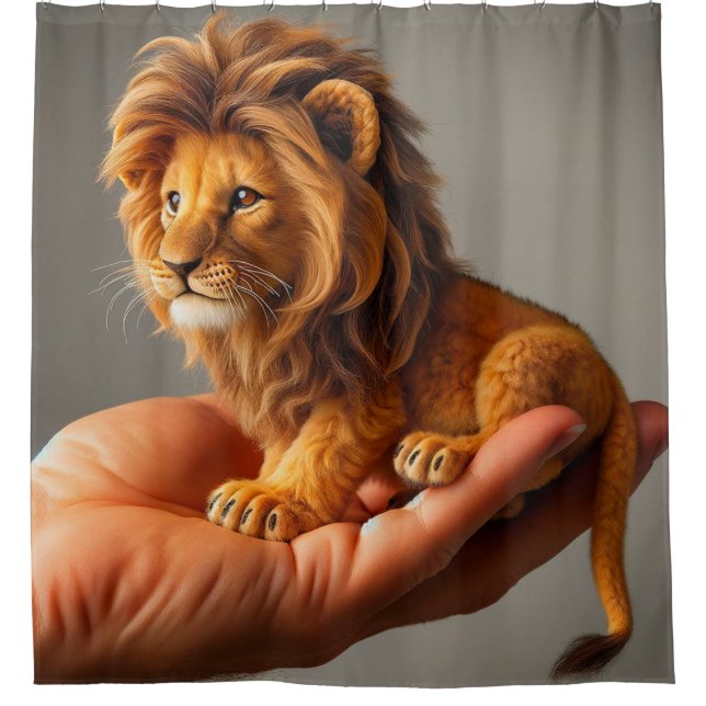 Rideaux De Douche Petit lion (Devant)