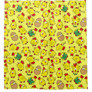 Rideaux De Douche Petit poulet