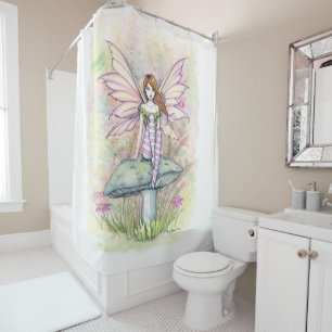 Rideaux De Douche Petite fée de printemps par Molly Harrison