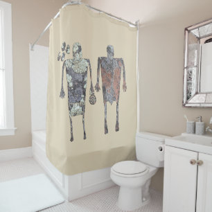Rideaux De Douche Petroglyphe
