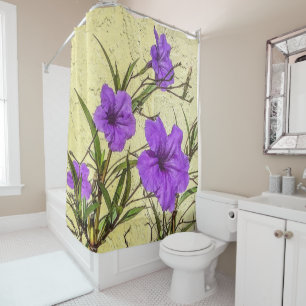 Rideaux De Douche Pétunias pourpre