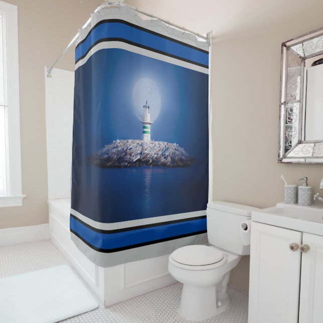 Rideaux De Douche Phare (En situation)