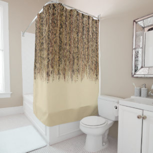 Rideaux De Douche Photographie Abstraite de Safari exotique moderne