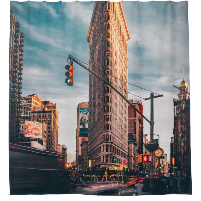 RIDEAUX DE DOUCHE PHOTOGRAPHIE ARCHITECTURALE DU BÂTIMENT BROWN (Devant)
