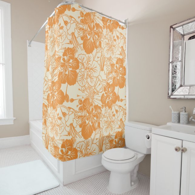 Rideaux De Douche Photographie hawaïenne Ohai Alii flower (En situation)