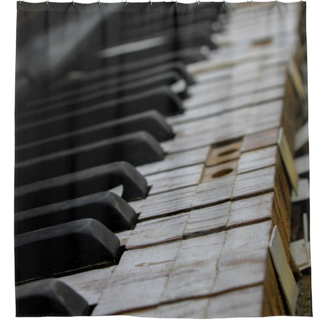 Rideaux De Douche Piano cool (Devant)
