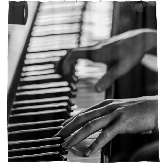 Rideaux De Douche Piano génial (Devant)