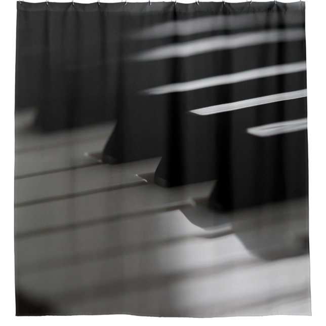 Rideaux De Douche Piano gentil (Devant)